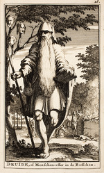 Anonymous - Druids Human Sacrifice. From Antiquitates Germanicæ by Cornelius Tacitus