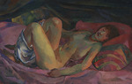 Weisgerber, Albert - Nude on a Red Divan