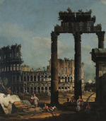 Bellotto, Bernardo - Roman Capriccio with the Colosseum