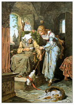 Zick, Alexander - Illustration for Little Briar Rose by Brothers Grimm