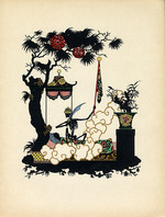 Narbut, Georgi Ivanovich - Illustration for The Nightingale by H.C. Andersen