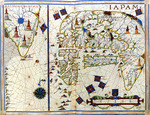Vaz Dourado, Fernão - Nautical chart of Japan and Korea