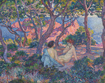 Rysselberghe, Théo van - In the shade of the pines (Agay)