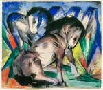 Marc, Franz - Two horses