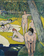 Bernard, Émile - Bathers with Water Lilies (Baigneuses aux nénuphars)