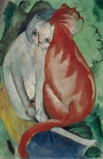 Marc, Franz - Cats, red and white