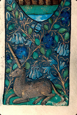 Maître de l'Échevinage de Rouen - Unicorn (Initial). Breviarium Bisuntinum