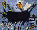 Pollock, Jackson - Poured Black Shape I