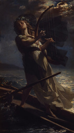 Lenepveu, Jules Eugène - Veleda, moon effect