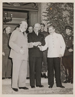 The United States Army Signal Corps - Winston Churchill, Harry Truman, Joseph Stalin at the Potsdam Conference, July 1945