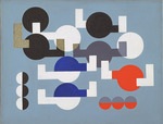 Taeuber-Arp, Sophie - Composition of Circles and Overlapping Angles