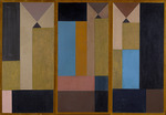 Taeuber-Arp, Sophie - Triptych. Vertical-Horizontal Composition with Reciprocal Triangles