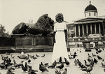 Cahun, Claude - Sheila Legge as Surrealist Phantom, Trafalgar Square, London, 11 June 1936