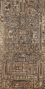 Torres-García, Joaquín - Universal Symmetrical Composition in Black and White