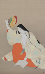 Shoen, Uemura - Lady Komachi Washing Away a Poem