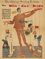 Feininger, Lyonel - Comic strips from the series Kin-der-Kids. Chicago Tribune