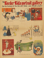 Feininger, Lyonel - Comic strips from the series Kin-der-Kids. Chicago Tribune