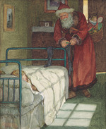 Greenaway, Kate - Christmas Eve, a visit from Father Christmas