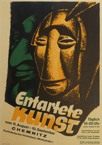 Hermann, Rudolf - Poster to the exhibition Degenerate Art