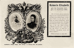 Adolph, Alphons - Memorial postcard of the Emperor Franz Joseph I, and the Empress Elisabeth of Austria