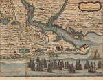 Janssonius, Johannes (Johann) - Map of the Rio Paraiba during the Dutch capture of the area around Paraiba in December 1634