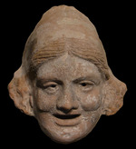Classical Antiquities - New Comedy Theatrical Mask Representing a Courtesan