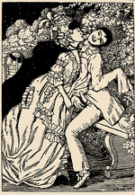 Somov, Konstantin Andreyevich - Illustration to The Book of Marquise by Franz Blei