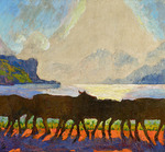 Giacometti, Giovanni - Summer morning in Maloggia