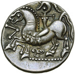 Numismatic, Ancient Coins - Scordisci tetradrachm. Celtic coin from the Balkans
