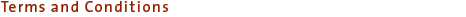 Terms of Delivery and Business