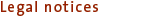 Legal notices