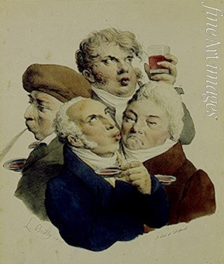 Boilly Louis-Léopold - Wine tasting