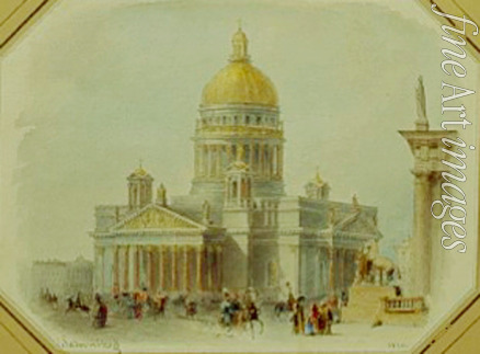 Sadovnikov Vasily Semyonovich - The Saint Isaac's Cathedral in Saint Petersburg