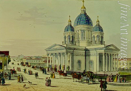 French master - The Trinity Cathedral of the Izmailovsky Regiment in Saint Petersburg