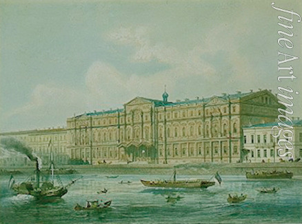 Jacottet Louis Julien - The Michael Palace in Saint Petersburg
