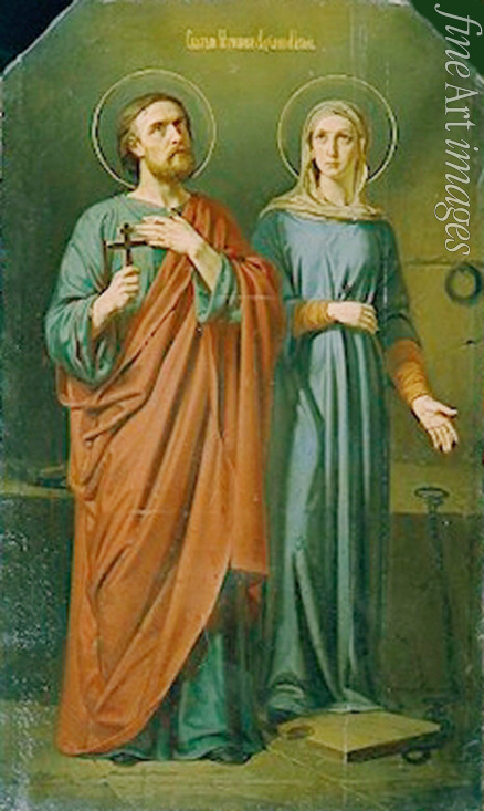 Skotti Michail Iwanowitsch - Heiligen Hadrian und Natalia von Nikodemien