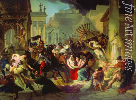 Briullov Karl Pavlovich - Geiseric the Lame invades Rome