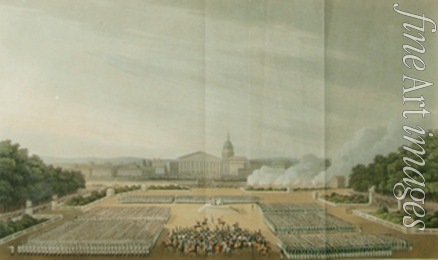 Französischer Meister - Dankesgottesdienst der Alliierten auf dem Place Louis XV. in Paris am 10. April 1814