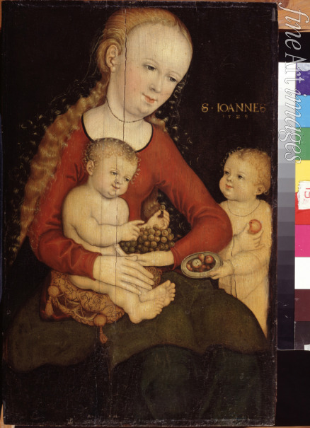 Cranach Lucas der Ältere - Madonna und Kind mit dem Johannesknaben