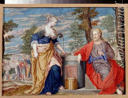 Koenig Johannes - Christ and Samaritan woman at Jacob's Well