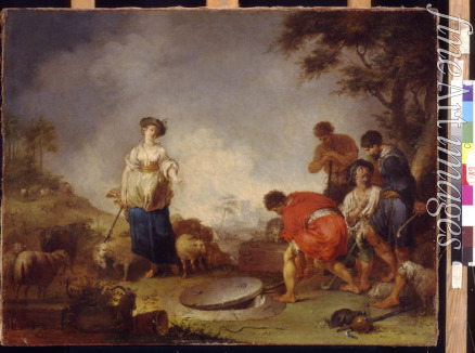 Zick Johann Rosso Januarius - Die Begegnung von Jakob und Rachel am Brunnen
