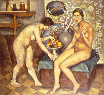 Mashkov Ilya Ivanovich - Nude models in the studio