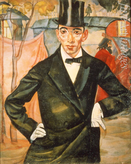 Grigorjew Boris Dmitriewitsch - Porträt des Malers und Fotografen Miron Scherling (1880-1958)