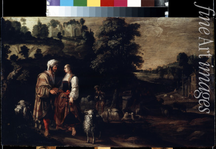 Wabbe (Waben) Jacobus (Jacques) - Jacob Meeting Rachel at the Well