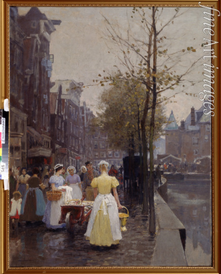 Hermann Hans - An October Morning in Amsterdam