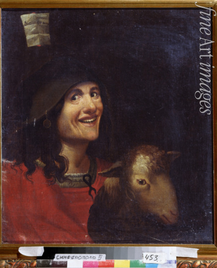 Dossi Dosso - Bauer mit einem Schaf