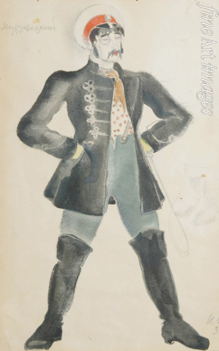 Fedotov Ivan Sergeevich - Costume design for the theatre play Wolfs and Sheeps by A. Ostrovsky