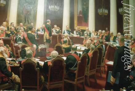 Repin Ilya Yefimovich - The ceremonial session of the State Council of Imperial Russia on May 7, 1901