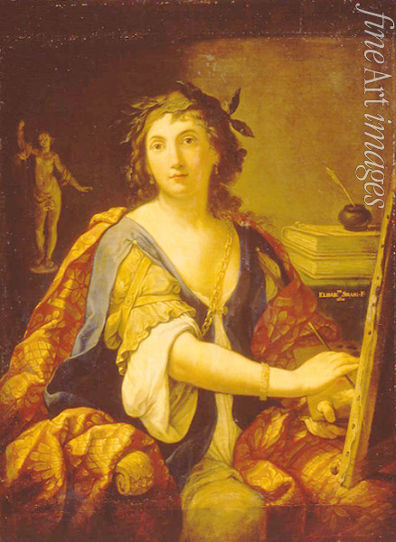 Sirani Elisabetta - Allegorie der Malerei (Selbstbildnis)