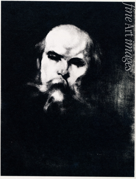 Carrière Eugène - Portrait of the poet Paul Verlaine (1844-1896)